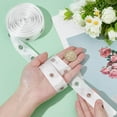 thumbnail image 3 of 10 Yards White Eyelet Tape Grommet Tape 1 inch Wide Grommet Trim Fabric Twill Eyelet Trim with Grommets, 3 of 9