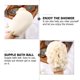 thumbnail image 4 of 1pc baño esponja esponja bola de baño doble propósito exfoliante esponja de ducha (beige), 4 of 6
