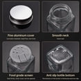 thumbnail image 6 of Behome 24 Pcs Glass Spice Jars with Spice Labels, 4oz Empty Square Spice Bottles with Shaker Lids, Airtight Caps, Funnel, Chalk Pen, Seasoning Bottles for Spice Rack, Drawer, Cabinet, 6 of 8