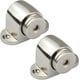 thumbnail image 1 of Juego de 2 topes de puerta magnéticos de acero inoxidable con montaje de tornillo, sin fuerza ni golpe en las paredes, 1 of 5