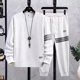 thumbnail image 5 of Conjunto de chándal de manga larga de primavera y otoño de 2 piezas para hombre, trajes deportivos Hip Pop Y2k para hombre, tendencia de moda, cuello redondo, estilo coreano de gran tamaño, 5 of 5