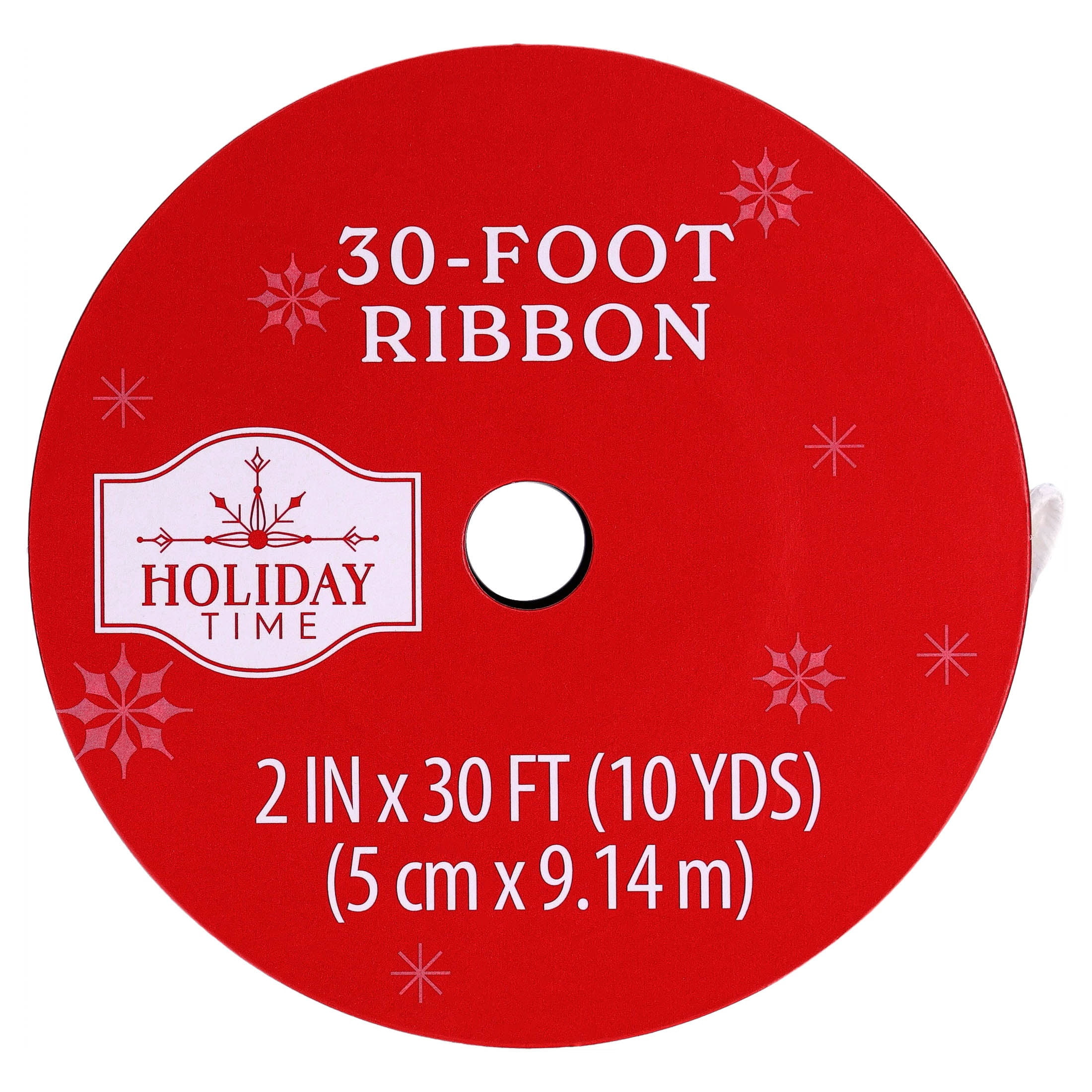White Velvet Christmas Ribbon, 2" x 30', by Holiday Time