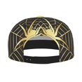 thumbnail image 2 of Hirioo Gold Spider On The Web for Baseball Cap Men Cap Flat Brim for Men Women Teens Adjustable Baseball Cap, 2 of 7