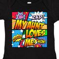 thumbnail image 4 of Inktastic My Aunt Loves Me Boys or Girls Baby Bodysuit, 4 of 5