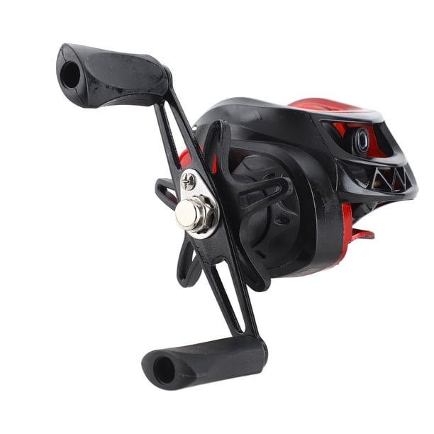 Carretes Baitcaster de Agua Salada, Rueda de Cebo de Fuerza de Frenado de 8 kg, Carrete de Pesca Baitcaster Suave, Potente y Ligero para Agua Dulce Salada