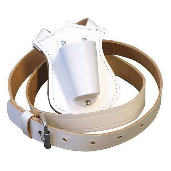 Annin Flagmakers 660005 S - W Single White Leather Belt