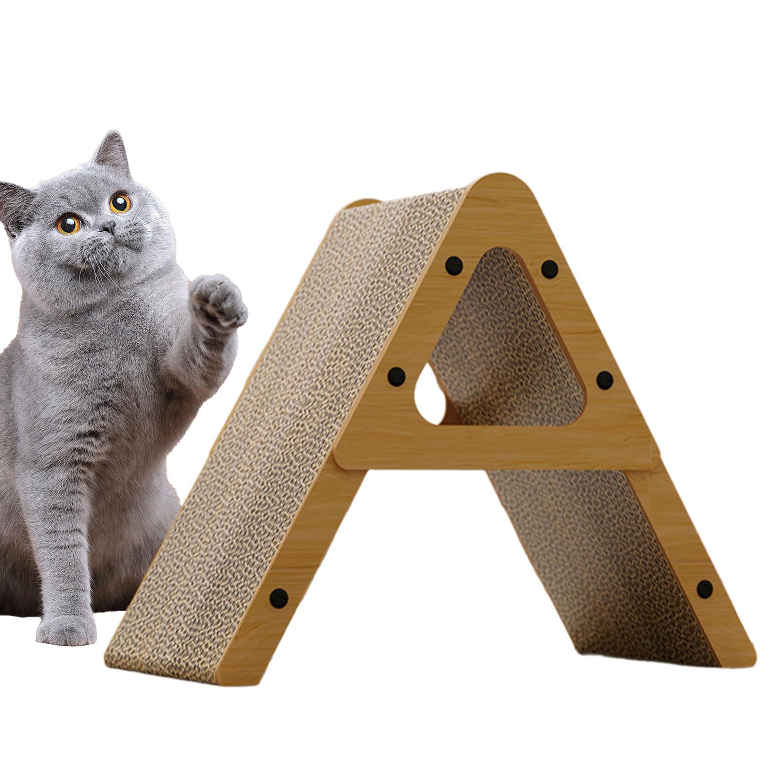 Gazechimp Cat Scratcher Corrugated Cardboard Cat Scratching Unique Protecting Furniture Cat Scratch Pad for Indoor Cats Playing Resting A type