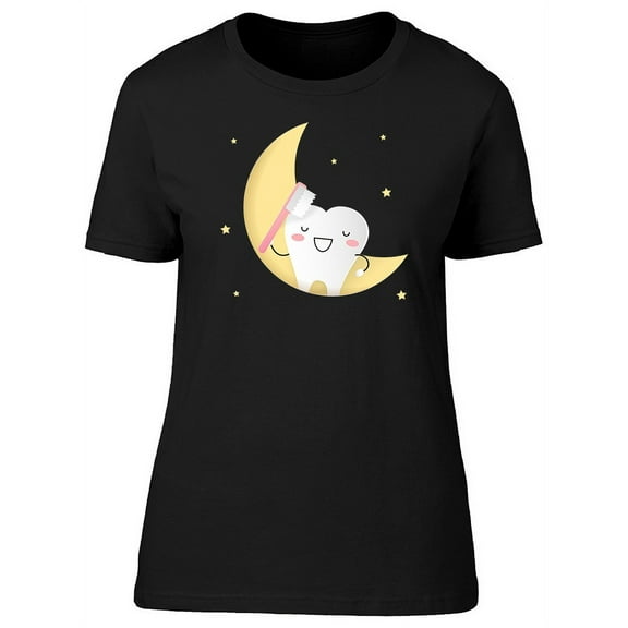 Lovely Tooth Brush, Dental Care T-Shirt Women -Image by Shutterstock, Female x-Large