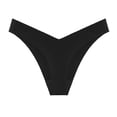 thumbnail image 1 of Womens Sexy, Comfortable, and Traceless Ice Silk V-Waist Triangular Underwear, 1 of 2