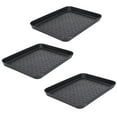 thumbnail image 1 of Shoe Tray  Plastic Space Saving 3 Interlocking Design Wide Application Stable Boot Tray for Home Office Hotel, 1 of 7