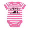 thumbnail image 1 of Tstars Boys Unisex Gifts for Dad Father's Day Shirts I'm Your Father's Day Gift Mom Says Welcome Cool Best Gift for Dad Funny Humor Baby Shower Baby Bodysuit, 1 of 6