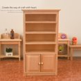thumbnail image 4 of 1/12 Échelle Maison de Poupée Miniature Armoire en Bois Bibliothèque Simulation Modèle Bébé, 4 of 8
