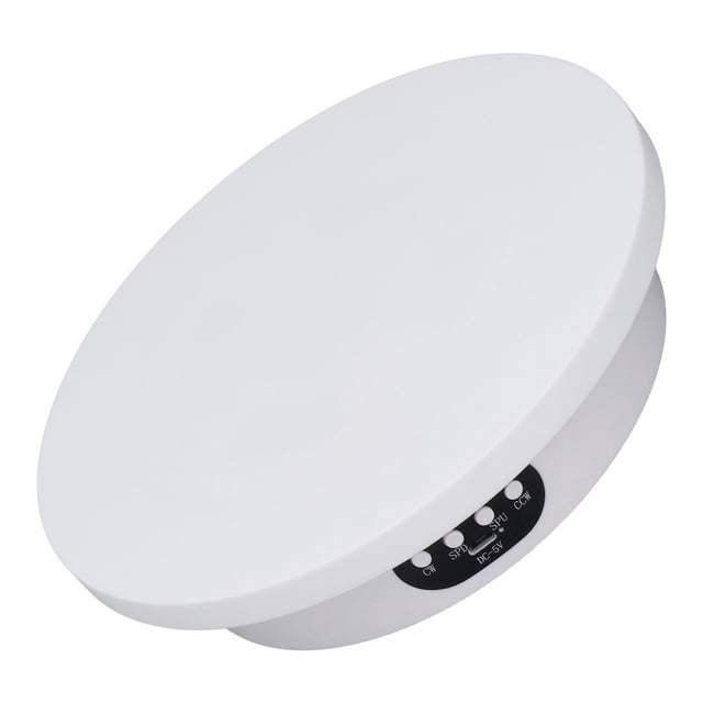 Soporte de Exhibicio, Velocidad Ajustable de Pantalla Giratoria de la Plataforma de Pantalla Ampliatigo Utilizada 7.9 Pulgadas 360 Grados USB O Batería para la Bolsa
