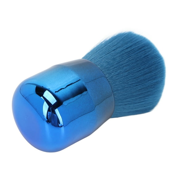 Blush Powder Brush, Face Makeup Brush Comfortable Grip Strong Powder Grasping Power Dark Blue Dense Brush Hair  For Loose Powder For Home Use