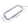 thumbnail image 2 of OULII Poignée de Porte en Acier Inoxydable Argent Moderne pour Douche et Salle de Bain, 2 of 8