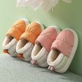 thumbnail image 7 of Children's Cotton Shoes Boys and Girls Solid Color Warm Shoes Plush Lining Bag Heel Home Shoes Cold-Proof Non-Slip Indoor Shoes (Pink,30-31), 7 of 7