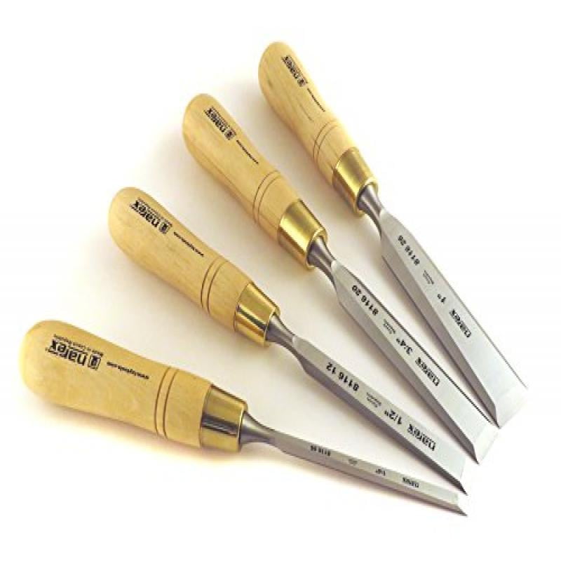 Narex Premium 4 pc Set Imperial 1//4/" 3//4/" 1//2/" 1/" Chisels Hornbeam 863251