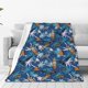 thumbnail image 1 of Fotbe Hawaiian Style Manta de Franela Acolchonada con Estampado, Súper Suave y Esponjosa, Extra Grande para Sofá, Cama, Uso Todo el Año-40"x30", 1 of 7