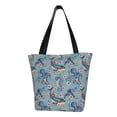thumbnail image 2 of Kdxio Underwater Animals and Flowers Women Reusable Grocery Bags Foldable Ripstop,Reusable Shopping Bags for Shopping,Gym,Gift, 2 of 7