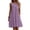 Purple, variant on Kukoosong Women's Sleeveless Tank Dress with Pockets, Round Neck Midi Casual A-Line Flowy Summer Dress for Everyday Wear, Beach Vacation Loose Fit Dress