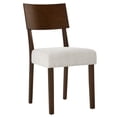 thumbnail image 3 of Side Dining Chair, Set of 2, Brown, Fabric, Kitchen Cafe Bistro Hospitality Restaurant, Modern Contemporary HB36824, 3 of 10