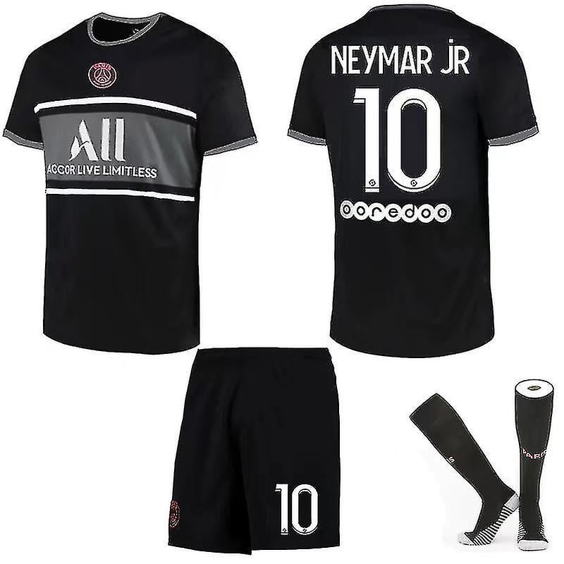 10# Neymar Jr Soccer Jersey Set Adult Men's Team Shirt 2021-28