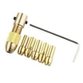 thumbnail image 2 of 2x 7 Piezas de Latón Cola 0,5-3 Mm Bit Eléctrico Collet Drill Chuck de Llaves, 2 of 7
