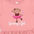 thumbnail image 4 of Inktastic Grammy Girl Ballerina Monkey Girls Toddler Dress, 4 of 5