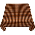 thumbnail image 5 of Square Tablecloth 52 x 52 Inch, Halloween Orange Gingham Square Tablecloth Washable Table Cloth Kitchen Tablecloth for Dining Table, Buffet Parties and Camping, 5 of 8