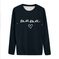 thumbnail image 5 of Xiulive Women Causal Maternity Nursing Sweatshirt Comfort Friendly Zip Breastfeeding Pullover Tops, 5 of 5