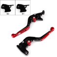 thumbnail image 1 of Adjustable Folding Extendable Brake Clutch Levers For BMW K1200 R1200 Red, 1 of 2