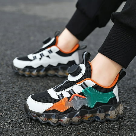 

Girls Tennis Shoes Toddler Sneakers Warm Toddler Sneakers Kids Sneakers Shoes for Boys Ventilated Girls Sneakers Big children s sports shoes Green 32