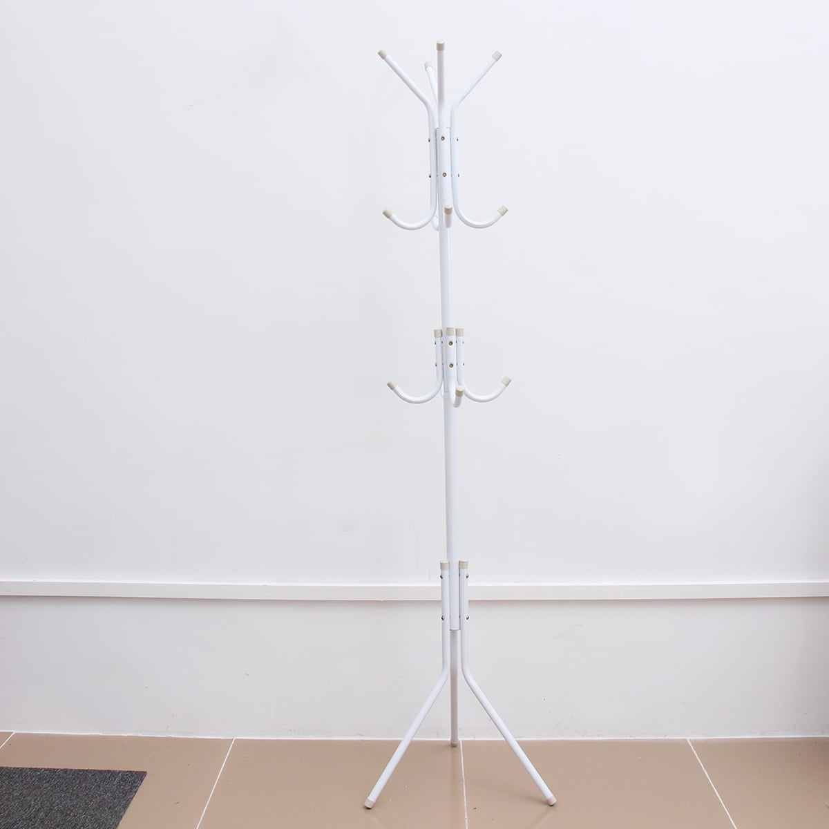 Iron Coat Stand Tree Jacket Holder Hanger Tree Branch Hat Rack 12 Hooks