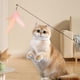 thumbnail image 5 of Mom's Best Pluma interactiva, juguete para gatos con cascabeles, ideal para gatos de interior para perseguir y hacer ejercicio., 5 of 6