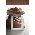 thumbnail image 3 of Yamazaki Telescopic Shoe Rack Line 1st Stage White 3188, 3 of 5