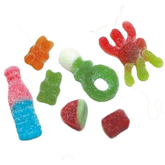 (Price/Case)Vidal Sour Gummi Mix 6/4.4lb, 754158