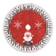 thumbnail image 2 of Xihbxyly Falda para Árbol de Navidad, Diseño Estampado de Lujo de 80 Cm, Elegante Decoración de Abeto, Protege El Suelo de La Savia, Decoración para El Hogar y La Oficina En Vacaciones, Realza El Amb, 2 of 2
