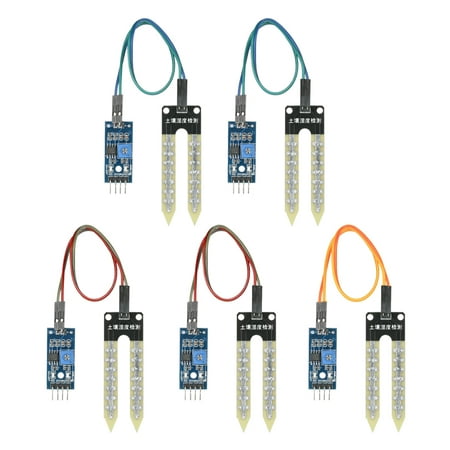 5pcs Soil Humidity Hygrometer Moisture Detection Sensor Module Automatic Watering System for