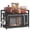 Black, variant on JOGGEIL Microwave Racks,Extendable Microwave Oven Stand, Adjustable 2 Tier Kitchen Counter Shelf, Heavy Duty Storage Rack for Microwave, Toaster, Small Kitchen Organization