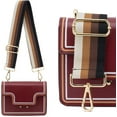 thumbnail image 4 of LAICAIW Grand Bandoulière, Sangle de Sac à Main Réglable Style Guitare avec Boucle Dorée Remplacement Tissé pour Sacs à Main (5CM) Couleur11, 4 of 5