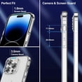 thumbnail image 2 of TYPPKMM Hybrid Shockproof Back Cover with Case 16e 16 15 14 13 12 11 Pro Max, 2 of 5