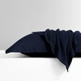 thumbnail image 5 of Flxxie Ultra Soft Microfiber Pillow Shams Set of 2, Queen 20" x 30", Navy Blue, 5 of 6