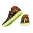 thumbnail image 4 of YLYL Women's Men's LED Sneakers Lights up Luminous Flashing USB Charging Low Top Lace up Shoes, 4 of 7