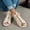 Beige, variant on Women's Suede Gladiator Sandals, Lace-Up Cutout Open Toe Flat Sandals, Lightweight Casual Summer Shoes for All-Day Comfort Brown 9