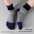 thumbnail image 6 of Unisex Toe Socks Five Finger Socks for All-Season Crew Socks Series 21, 6 of 8