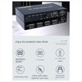 thumbnail image 4 of Conmutador de Matriz Compatible con 4K 60Hz, Divisor de Conmutador 2x4, Convertidor de Conmutador de Audio y Vídeo de 2 Entradas y 4 Salidas, Enchufe Estadounidense, 4 of 5
