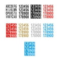 thumbnail image 4 of Destyer 20 Pcs Autocollants Chiffres Solides et Durables Faciles à et Imperméables et Résistants à l'Huile Chiffres Rouges, 4 of 6