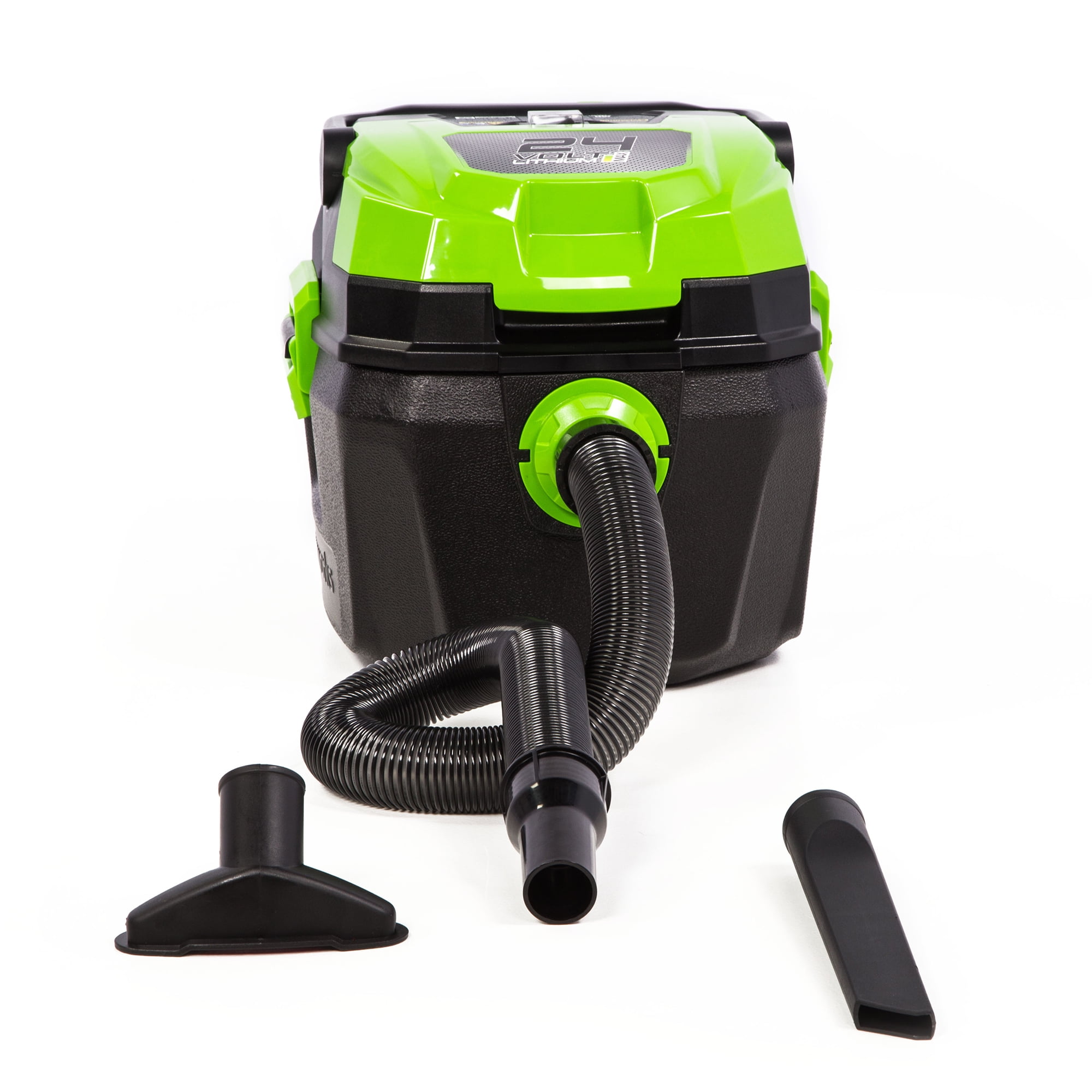 Greenworks 24V Cordless 3 Gallon Wet Dry Shop Vacuum with 2.0 Ah