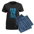 thumbnail image 5 of CafePress - Feb 29Th A Birthday Pajamas - Women's Short Sleeve Print T-Shirt and Pants Dark Cotton Pajama Set, 5 of 7