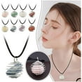 thumbnail image 2 of Kayannuo Easter Gifts for Women and Men Hexagonal Crystal Stone Necklace For Women Irregular Natural Wrapped Wire Chakra Pendant Jewelry Alloy Chains Valentine's Day Gift, 2 of 2